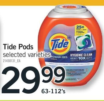 Fortinos Tide pods, 63-112's offer