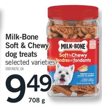 Fortinos Milk-bone soft & chewy dog treats, 708 g offer