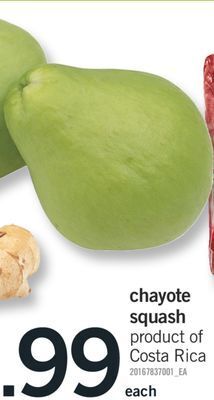 Fortinos Chayote squash offer