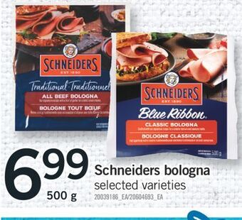 Fortinos Schneiders bologna, 500 g offer