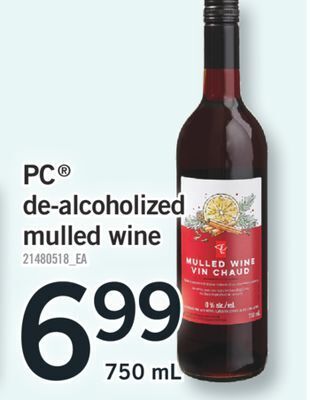 Fortinos Pc® de-alcoholized mulled wine, 750 ml offer