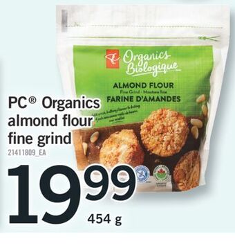 Fortinos Pc® organics almond flour fine grind, 454 g offer