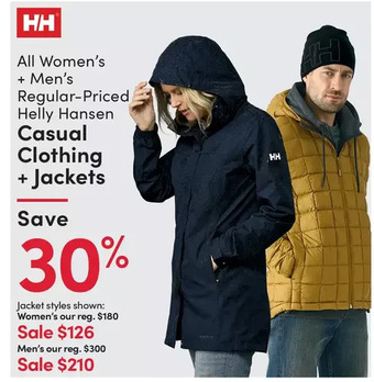 Mark's Casual clothing + jackets offer