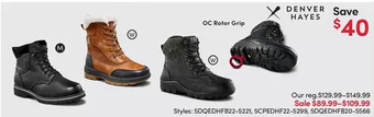 Mark's Denver hayes boots offer
