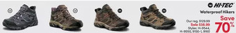 Mark's Hi-tec waterproof hikers offer