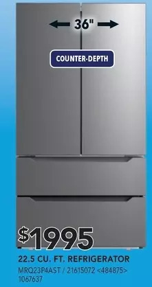 Lowe's 22.5 cu. ft. refrigerator offer