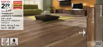 Lowe's Mono serra "harmony" laminate flooring offer