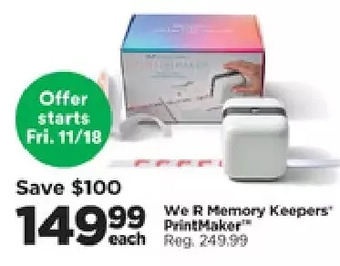 Michaels We r memory keepers printmaker offer