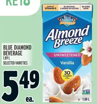 Metro Blue diamond beverage offer
