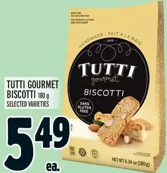 Metro Tutti gourmet biscotti offer