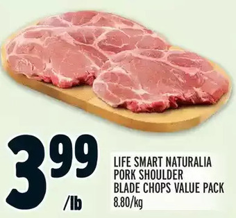 Metro Life smart naturalia pork shoulder blade chops value pack offer
