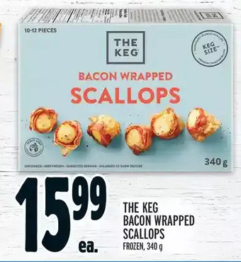 Metro The keg bacon wrapped scallops offer