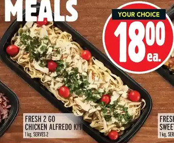 Metro Fresh 2 go chicken alfredo kit offer