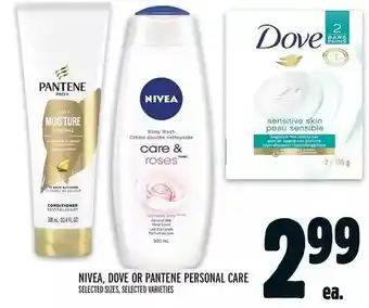 Metro Nivea, dove or pantene personal care offer