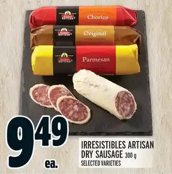 Metro Irresistibles artisan dry sausage offer