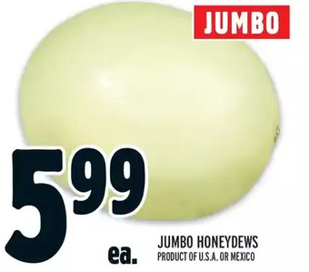 Metro Jumbo honeydews offer