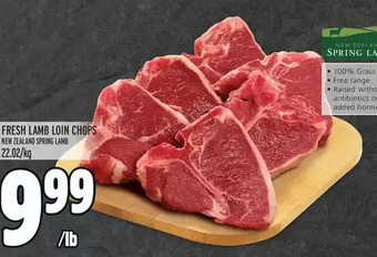 Metro Fresh lamb loin chops offer