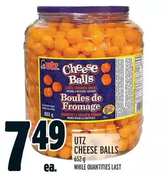 Metro Utz cheese balls offer