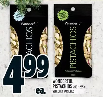 Metro Wonderful pistachios offer