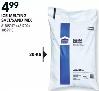 RONA Ice melting salt/sand mix offer