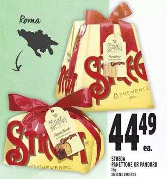 Metro Strega panettone or pandoro offer
