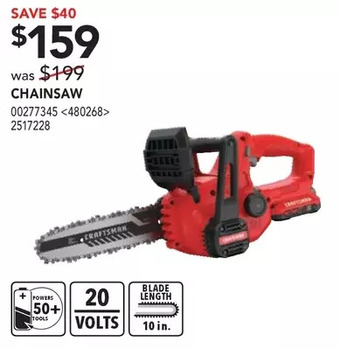 RONA Chainsaw offer