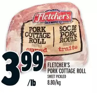 Metro Fletcher's pork cottage roll offer