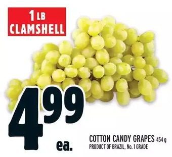 Metro Cotton candy grapes offer