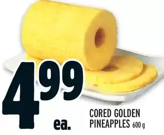 Metro Cored golden pineapples offer