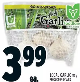 Metro Local garlic offer