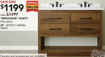 RONA Ove "brookside" vanity offer