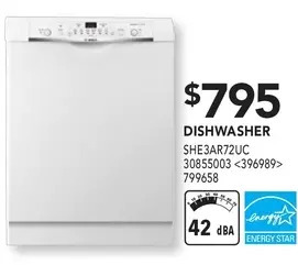 RONA Dishwasher offer