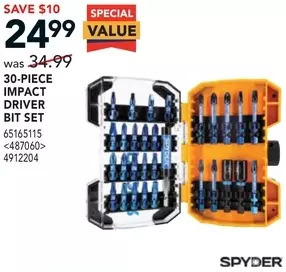 RONA 30-piece impact driver bit set offer