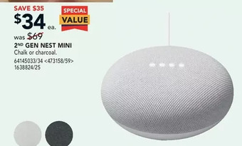 RONA Google 2nd gen nest mini offer