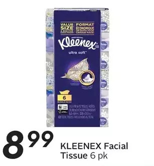 Sobeys Kleenex facial tissue offer