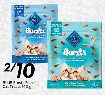 Sobeys Blue bursts filled cat treats offer