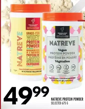 Sobeys Natreve protein powder offer