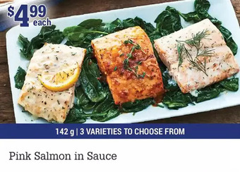 M & M Food Market Pink salmon in sauce offer