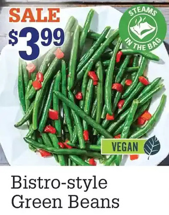 M & M Food Market Bistro-style green beans offer