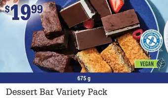M & M Food Market Dessert bar variety pack offer