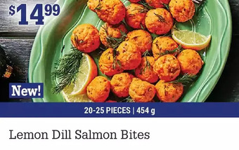 M & M Food Market Lemon dill salmon bites offer