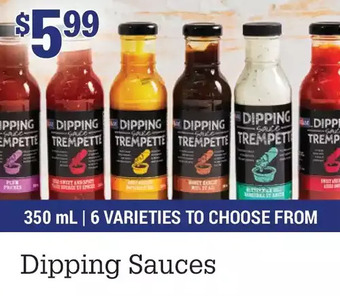 M & M Food Market Dipping sauces offer