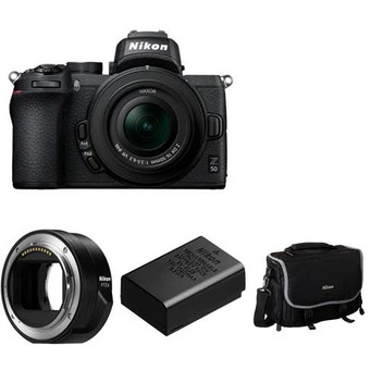 Visions Electronics Nikon z 50 mirrorless camera kit bundle offer