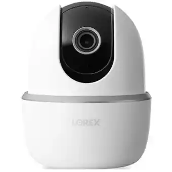 Visions Electronics Lorex 2k pan/tilt indoor wi-fi security camera. person detection. two way talk offer