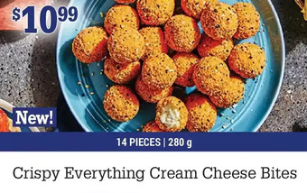 M & M Food Market Crispy everything cream cheese bites offer