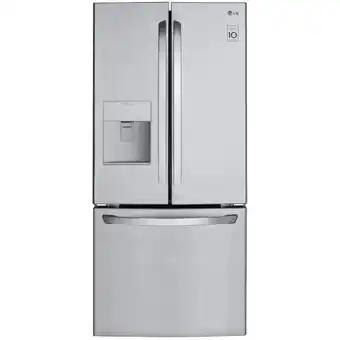 Visions Electronics Lg 30" french door refrigerator with water dispenser offer