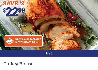 M & M Food Market Turkey breast offer