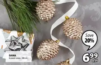JYSK Dama (pine cone ornaments) offer