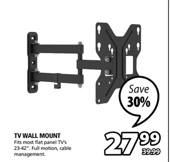 JYSK Tv wall mount (full motion) offer