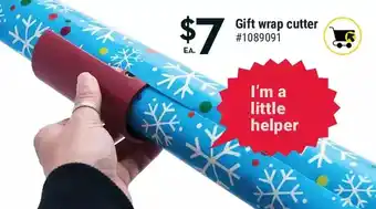 Giant Tiger Gift wrap cutter offer